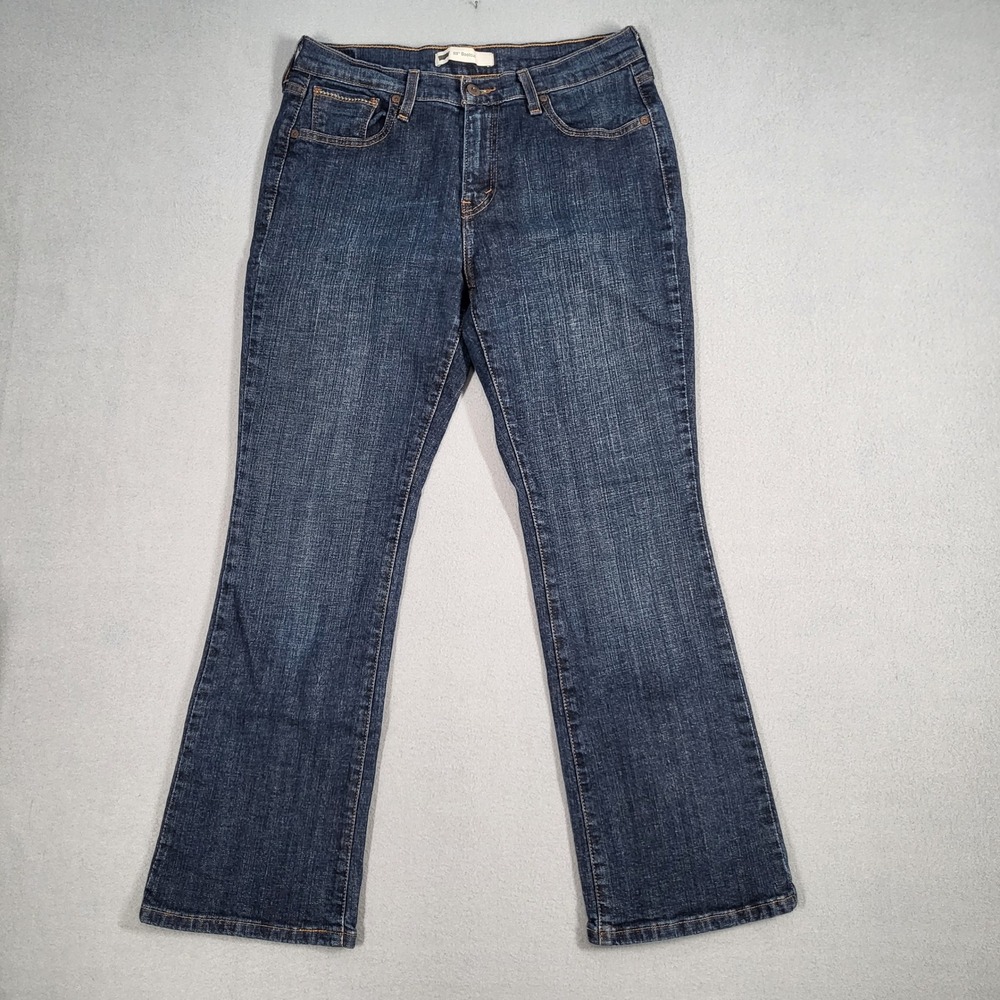 Levis 515 Bootcut Womens Jeans Blue Dark Wash Denim 30 Bootcut Women's 30 Blue D